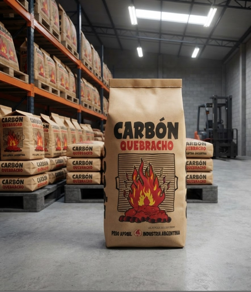 Carbón en bolsa de 4 kilos